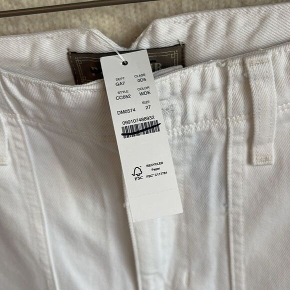 J Crew Point Sur wide-leg carpenter jean in white Womens Size 27 White‎ - Picture 5 of 13